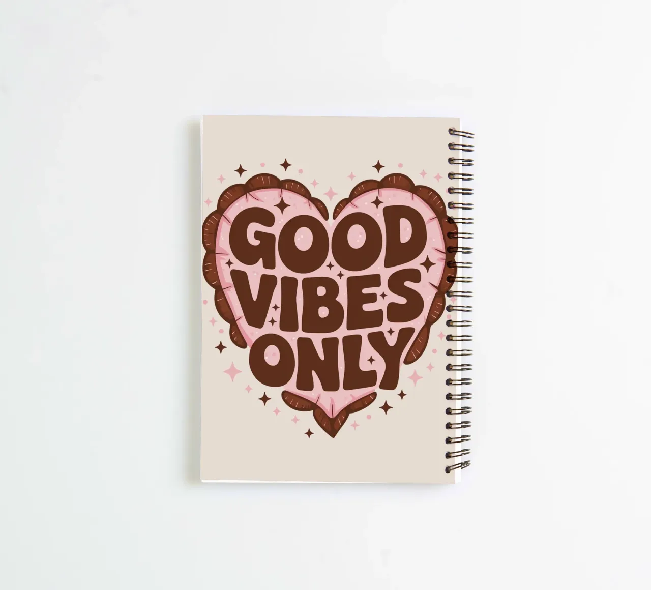 Good Vibes Only spiral notebook by logic