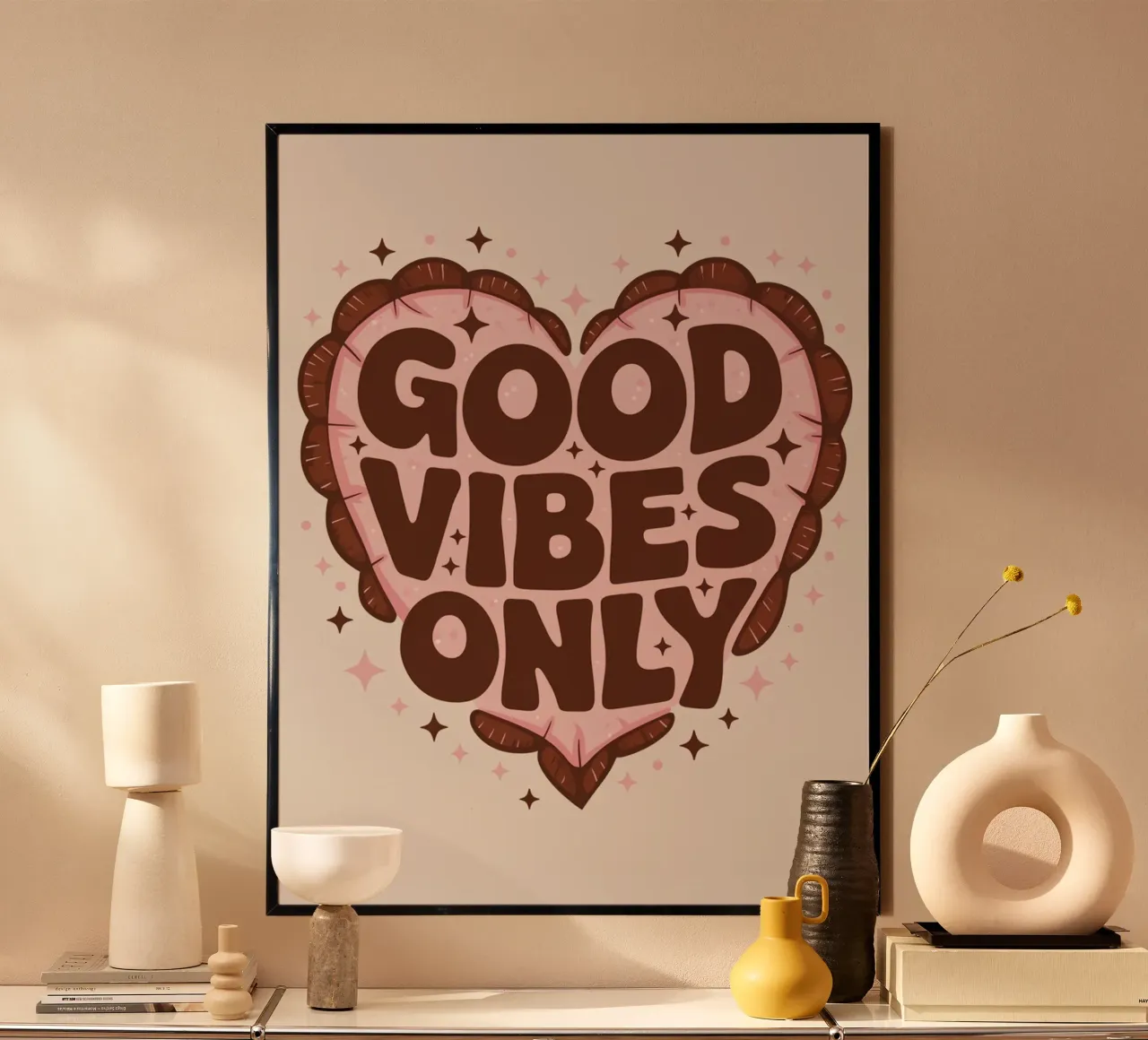 Good Vibes Only hahnemühle by logic