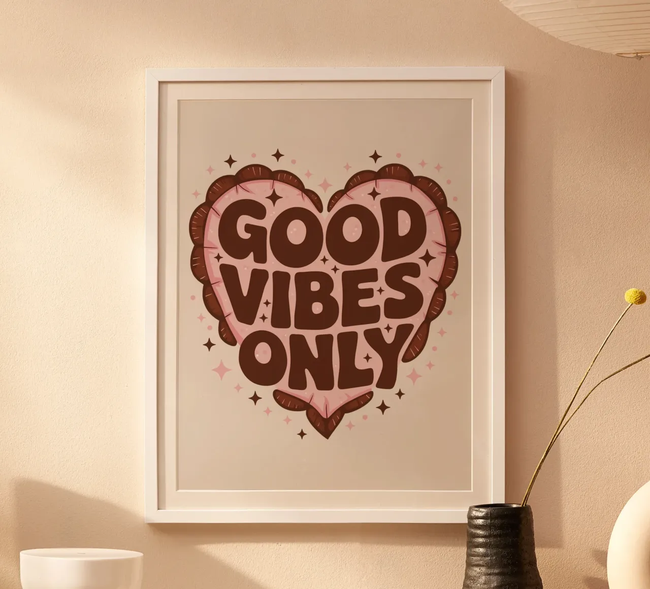 Good Vibes Only hahnemühle by logic