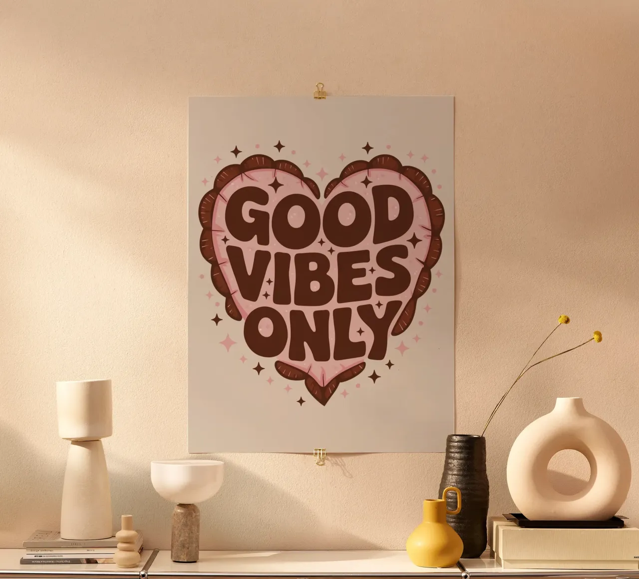 Good Vibes Only hahnemühle by logic
