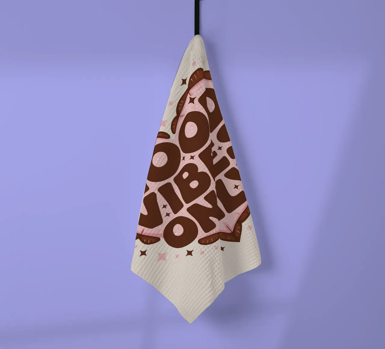 Good Vibes Only tea towel by logic