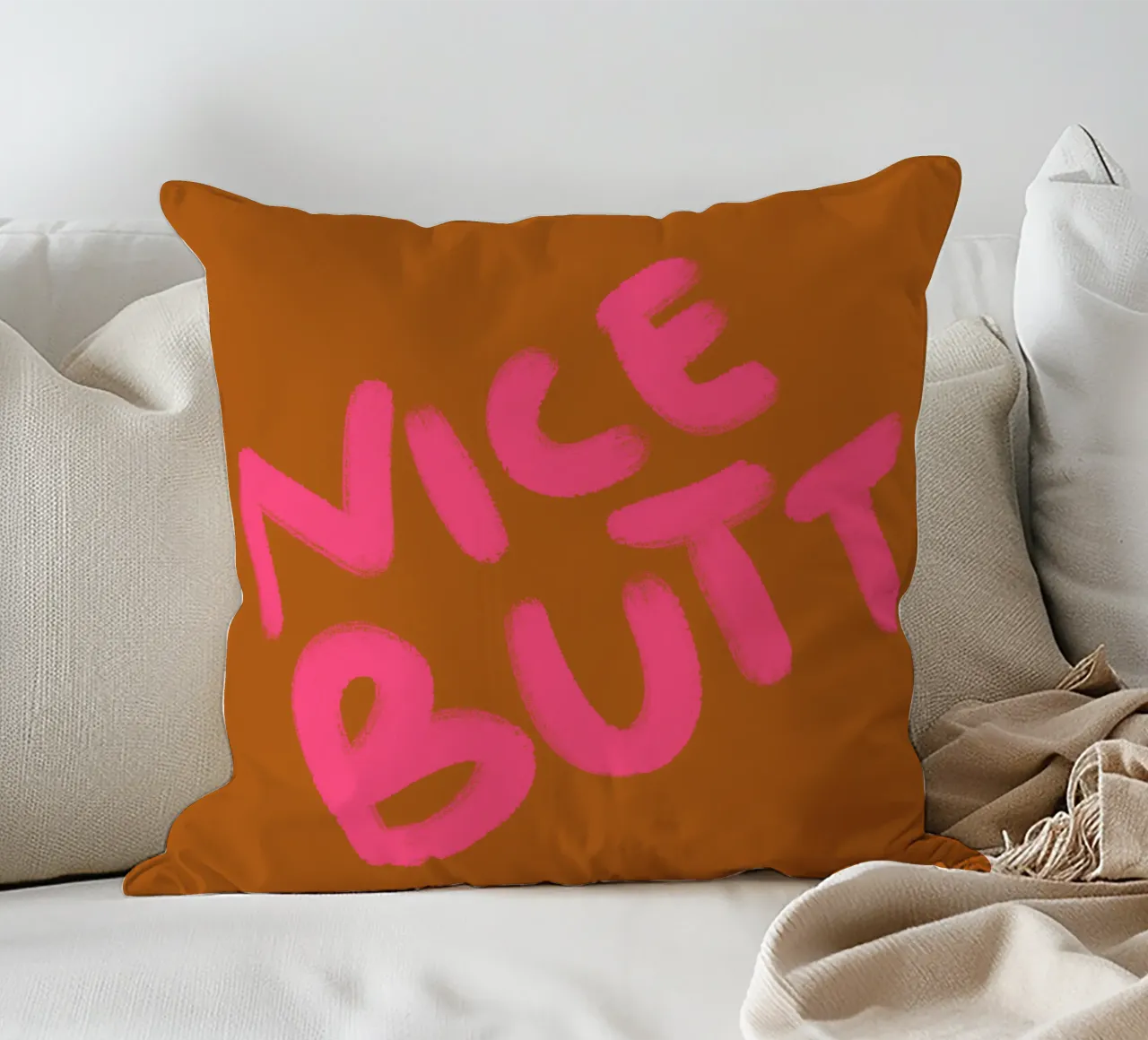 Bella calligrafia Butt cuscino da Illustration Raissa Oltmanns