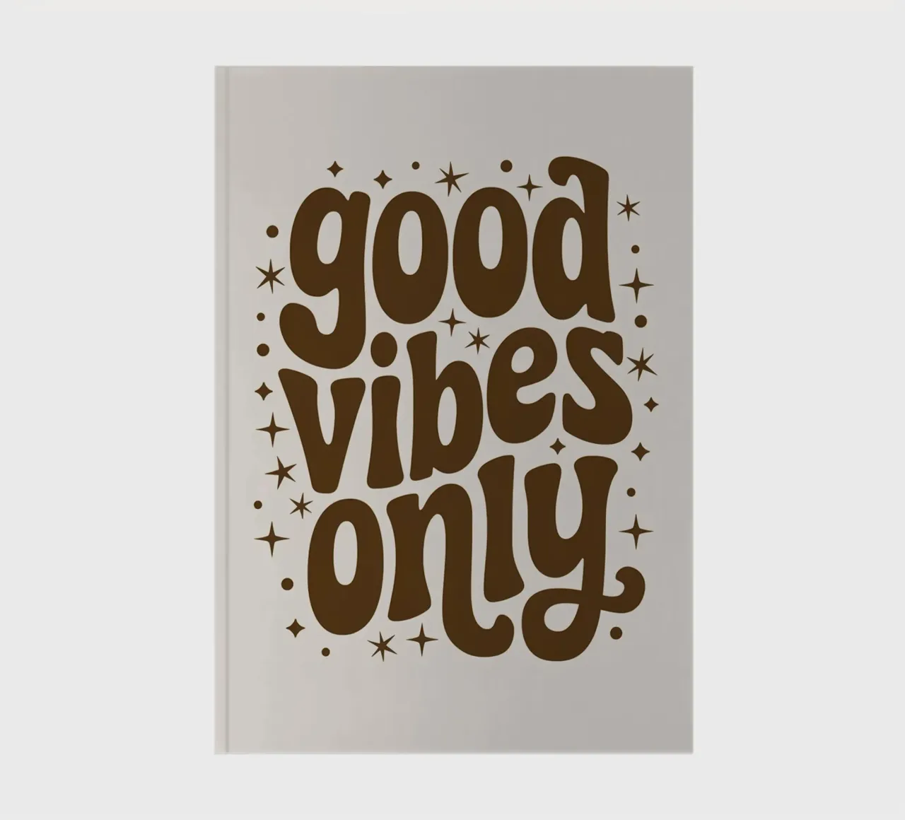 Uniquement des bonnes vibrations carnet de notes de logic