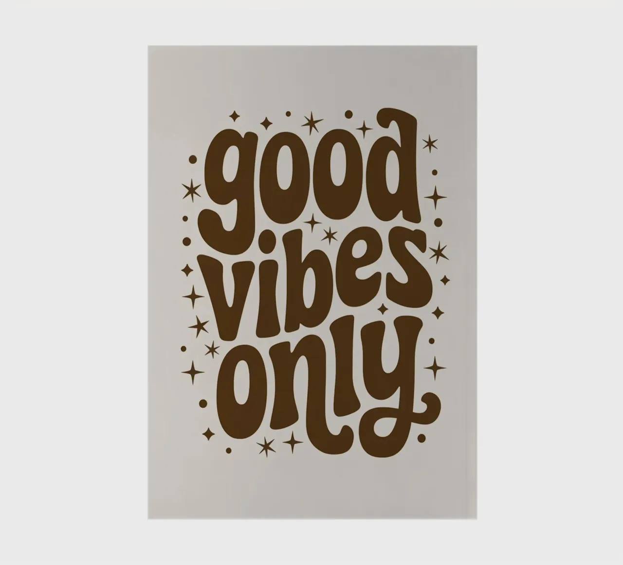 Good Vibes Only notebook by logic