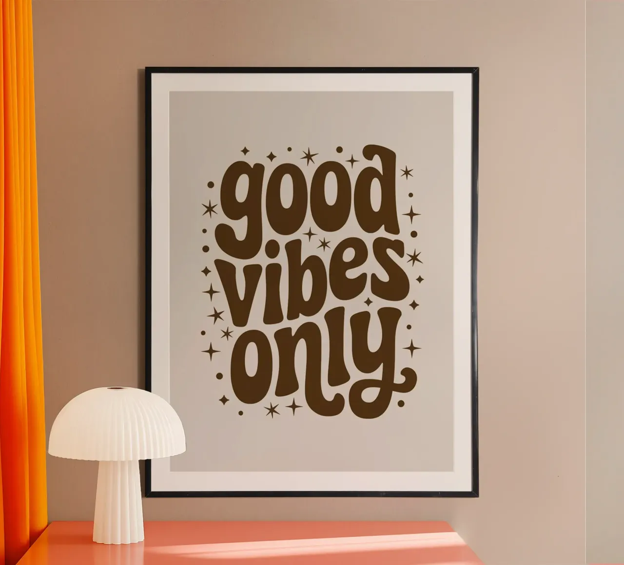 Nur gute Vibes Hahnemühle von logic