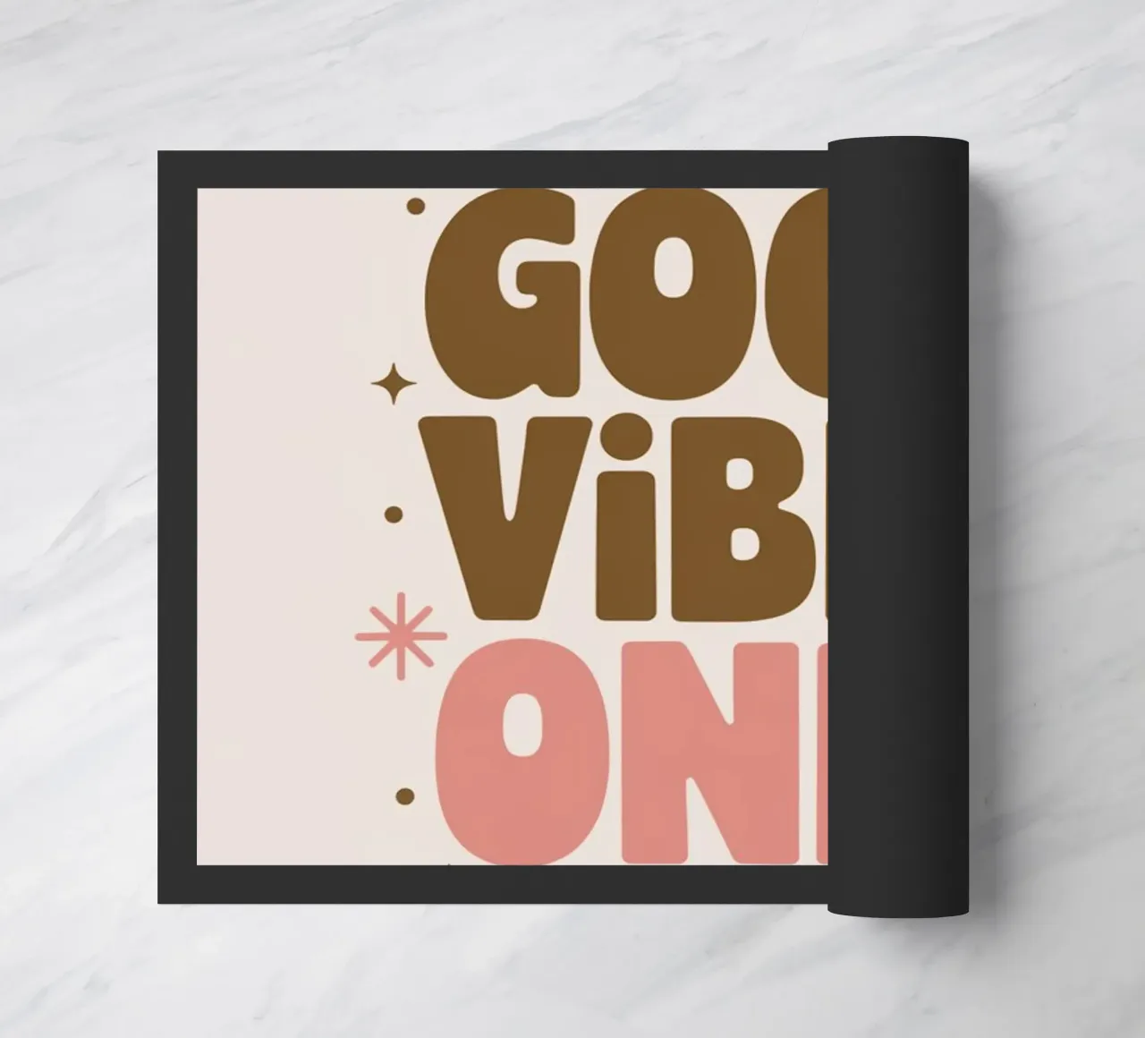 Good Vibes Only doormat by logic