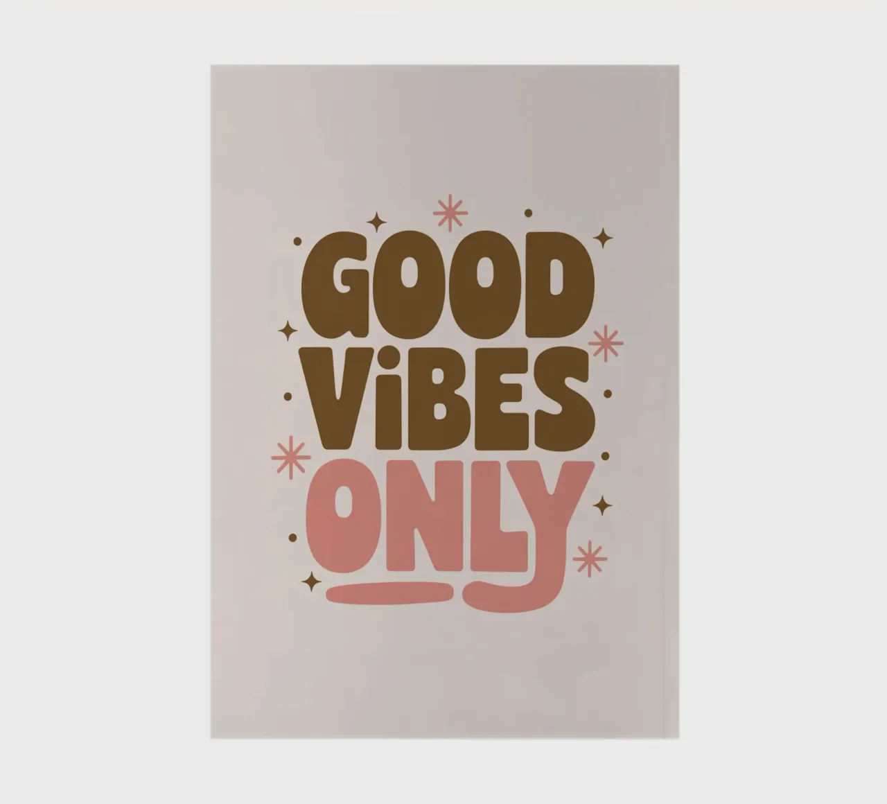 Good Vibes Only notebook by logic