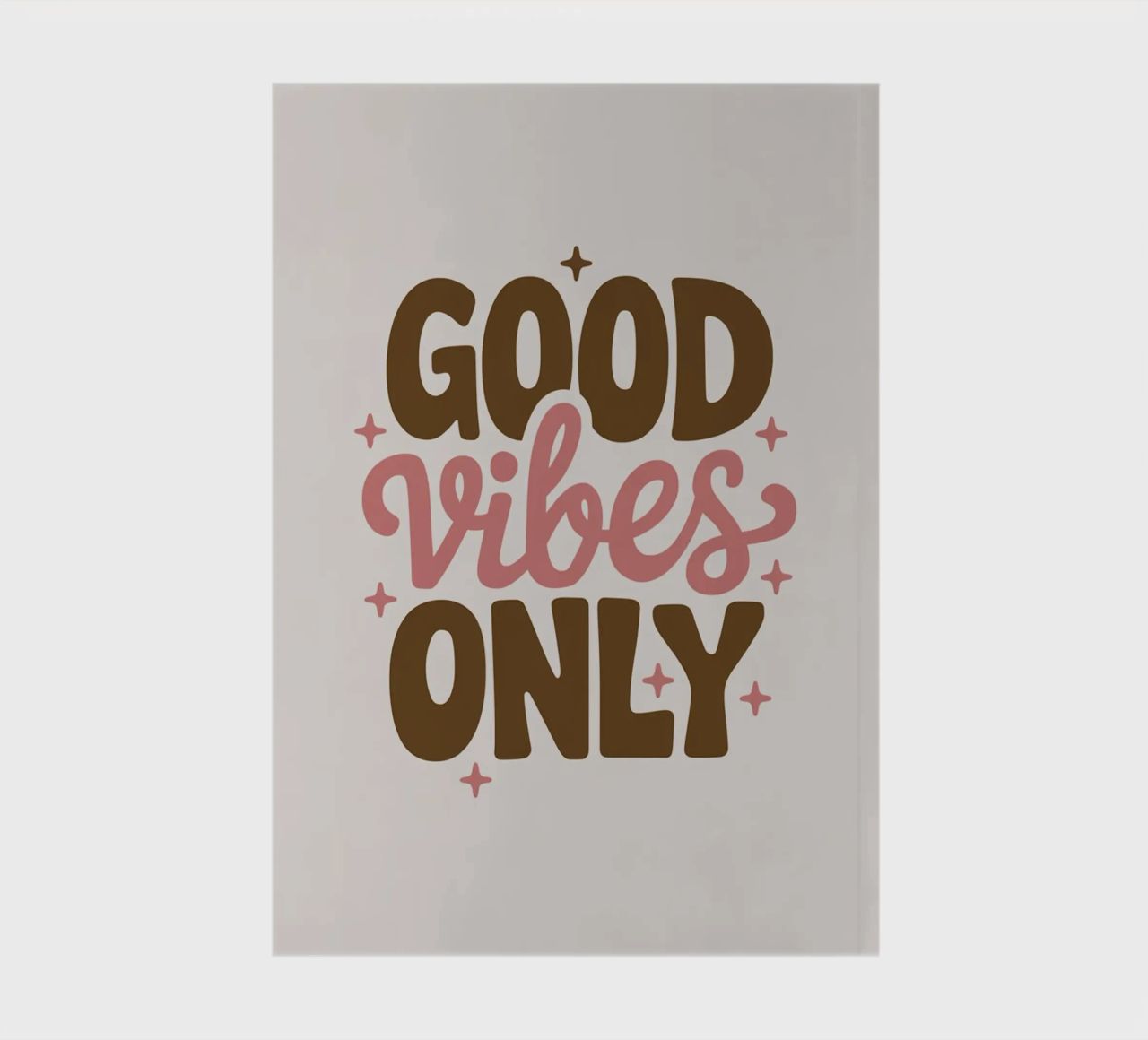 Good Vibes Only notebook by logic