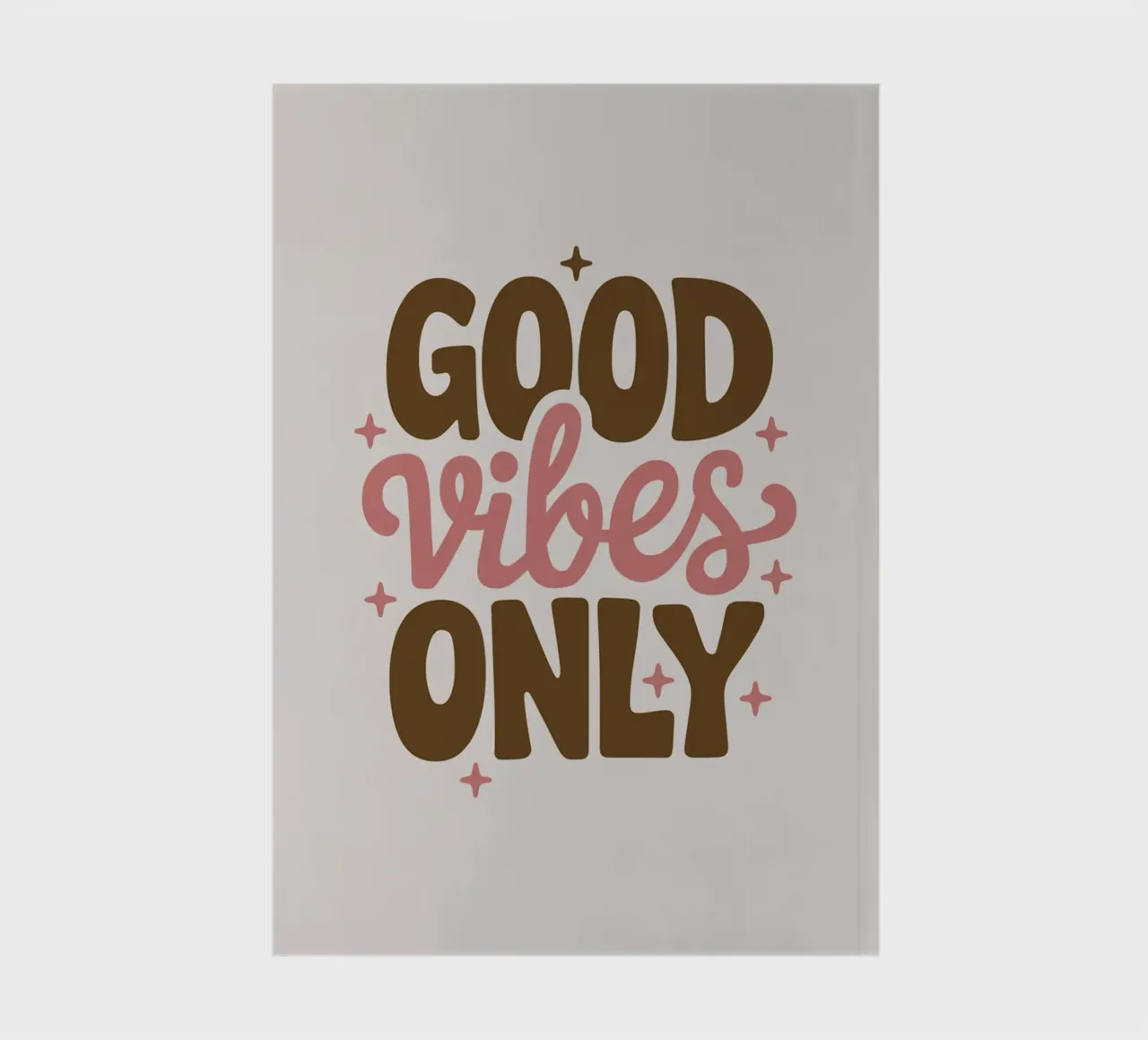 Good Vibes Only notebook by logic