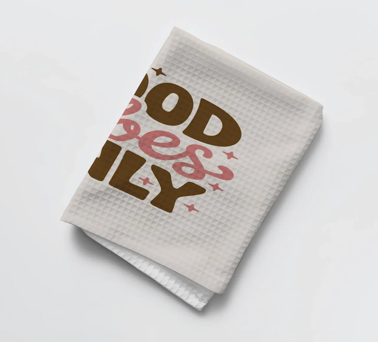 Good Vibes Only tea towel by logic
