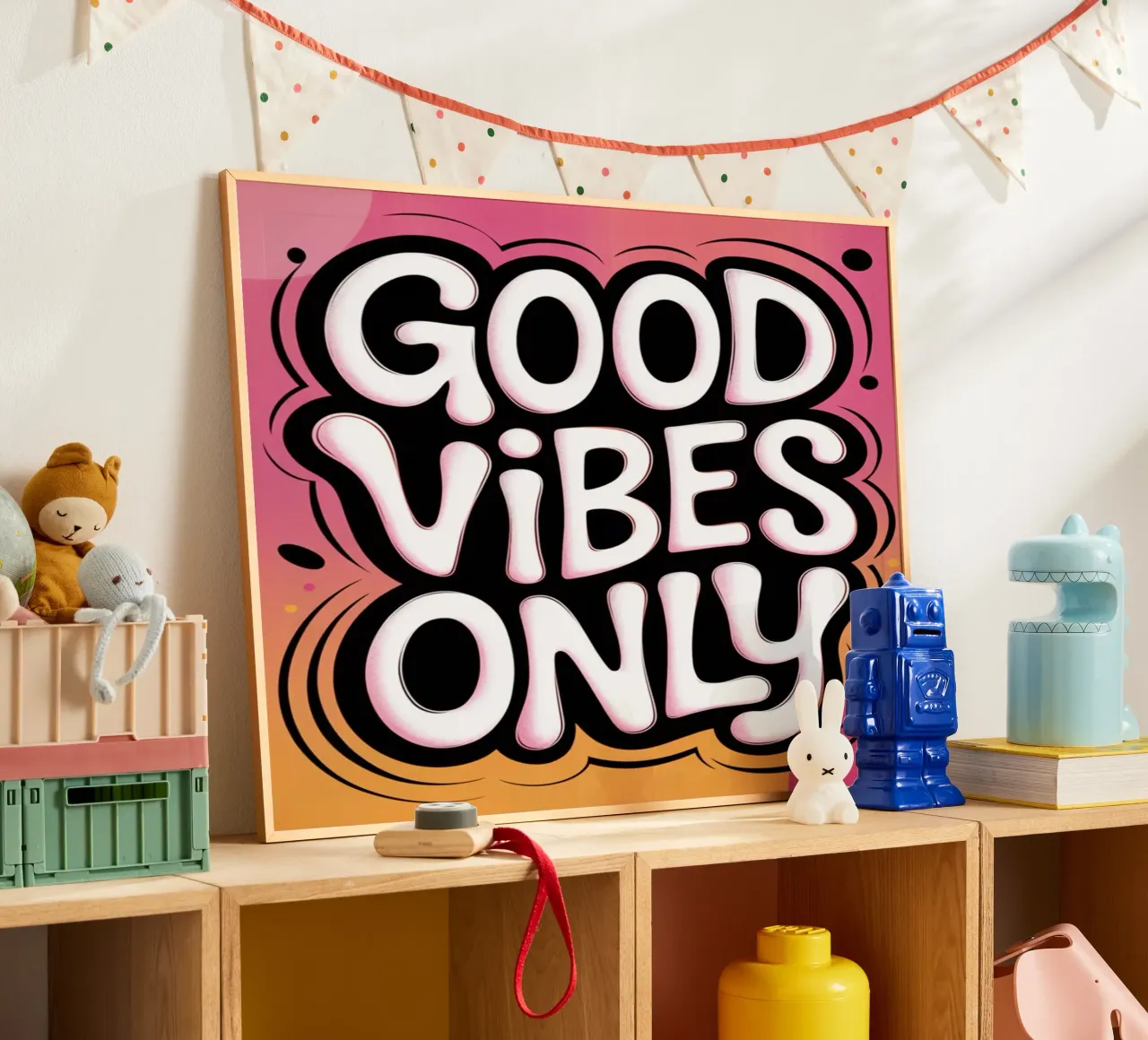 Good Vibes Only hahnemühle by logic
