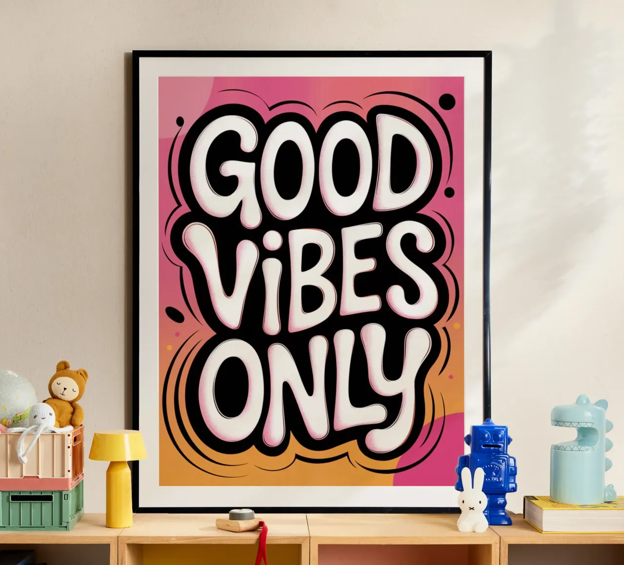 Good Vibes Only hahnemühle by logic