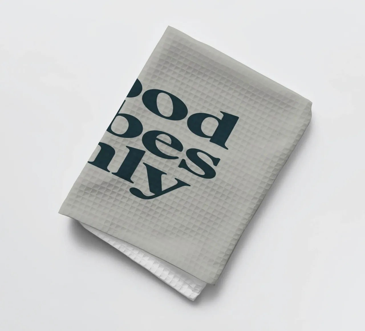 Good Vibes Only tea towel by logic