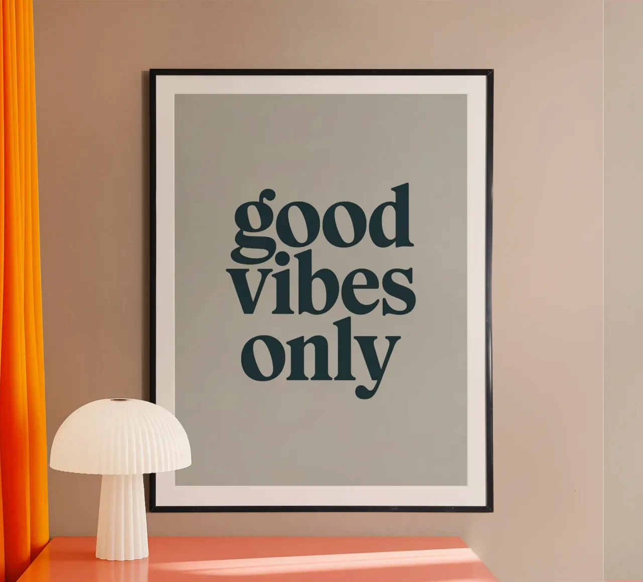 Solo buone vibrazioni poster da logic