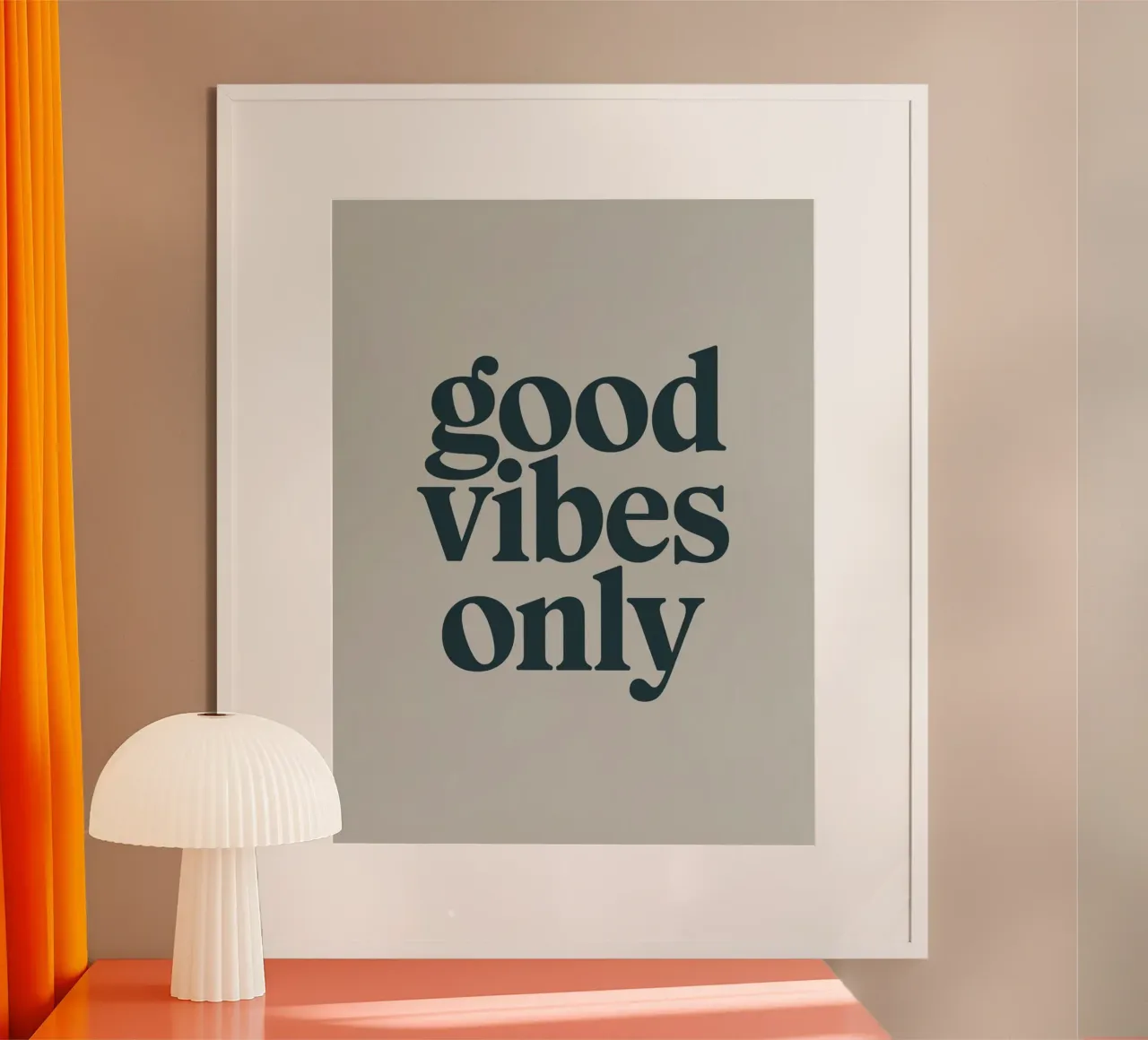 Solo buone vibrazioni poster da logic