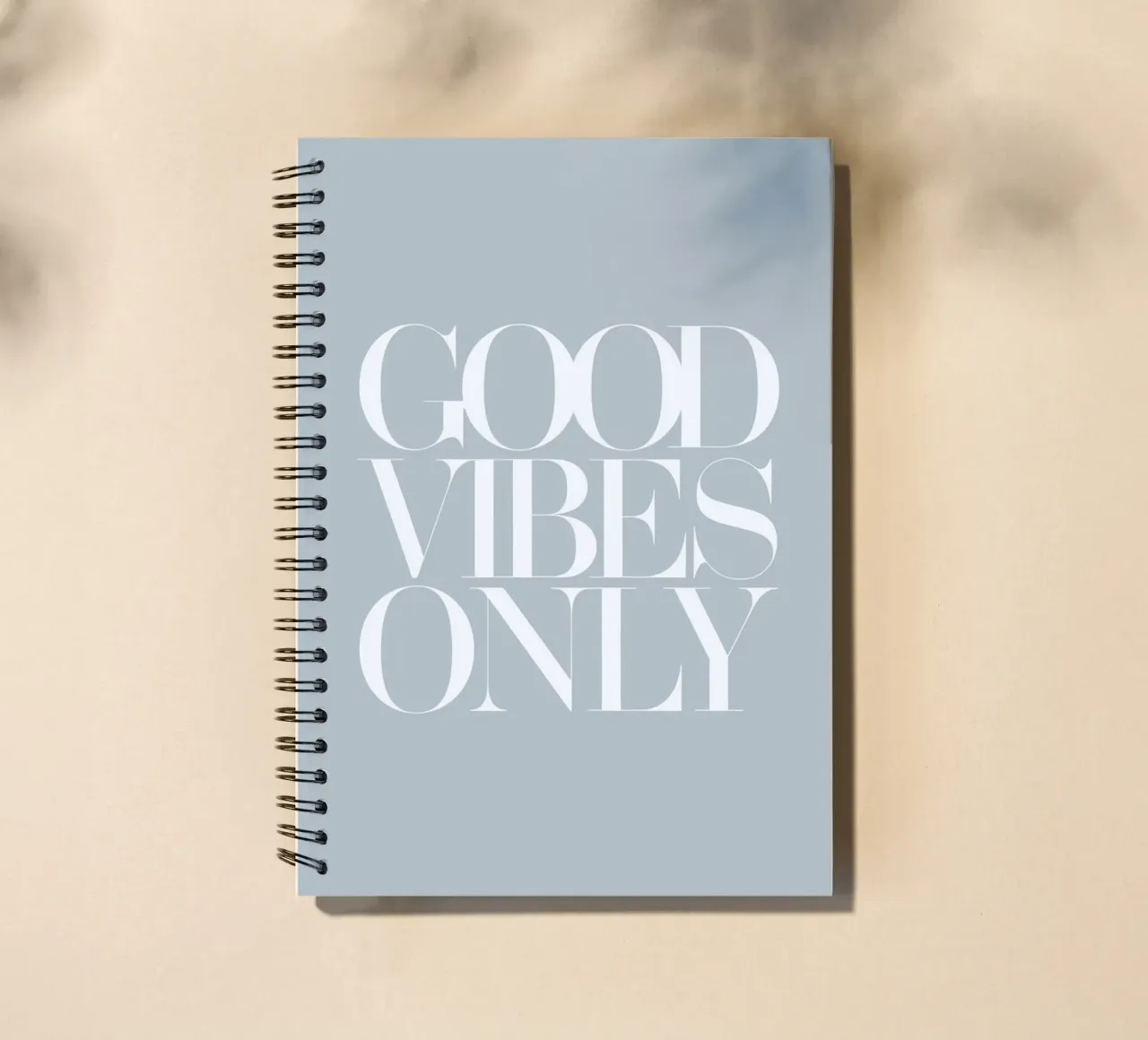 Good Vibes Only spiral notebook by logic