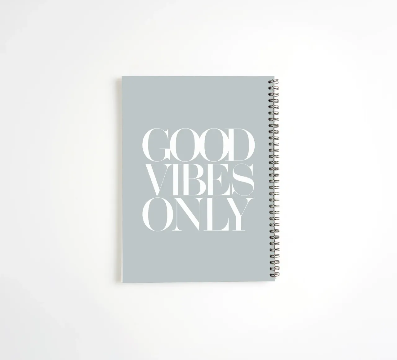 Good Vibes Only spiral notebook by logic