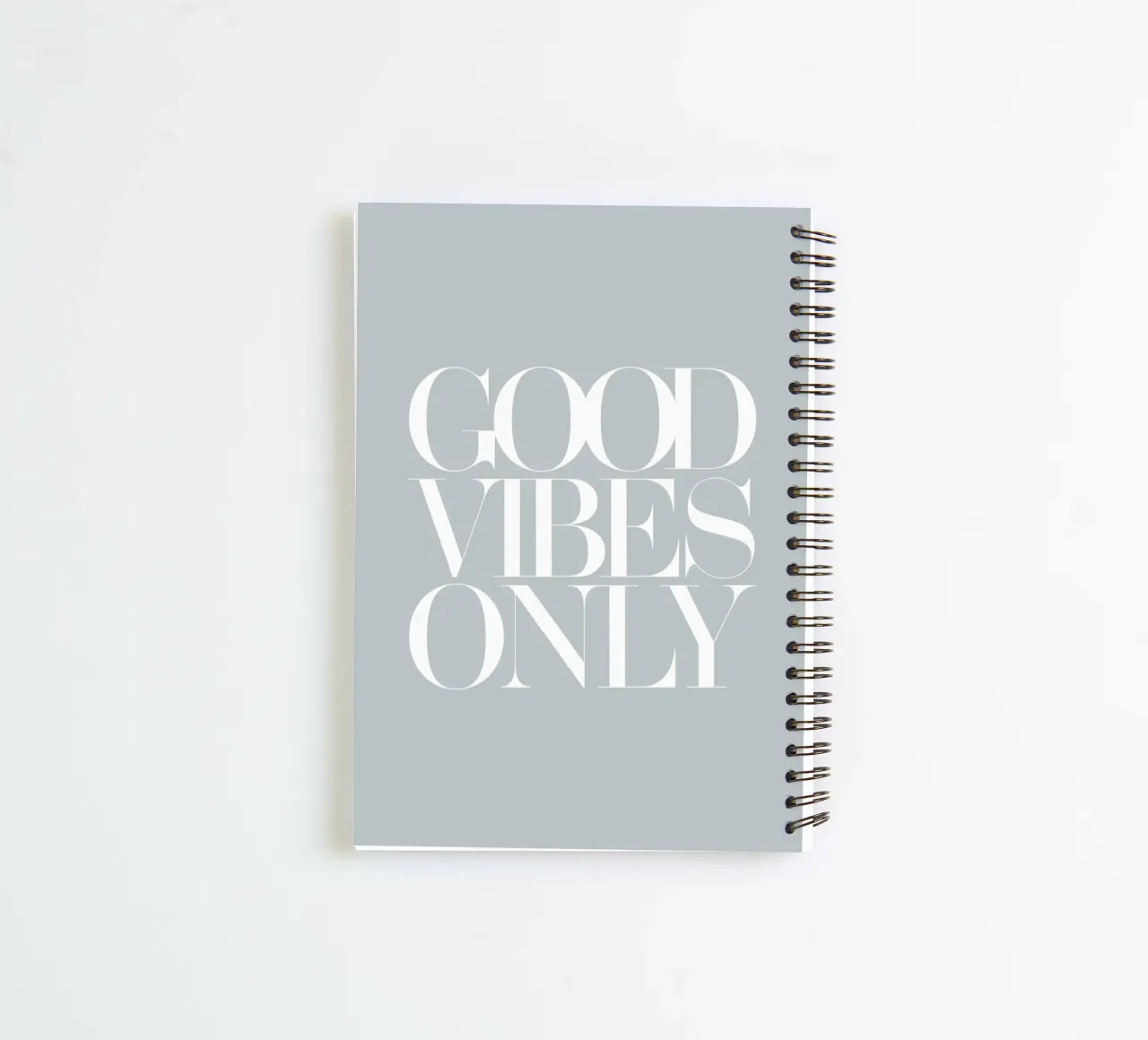 Good Vibes Only spiral notebook by logic