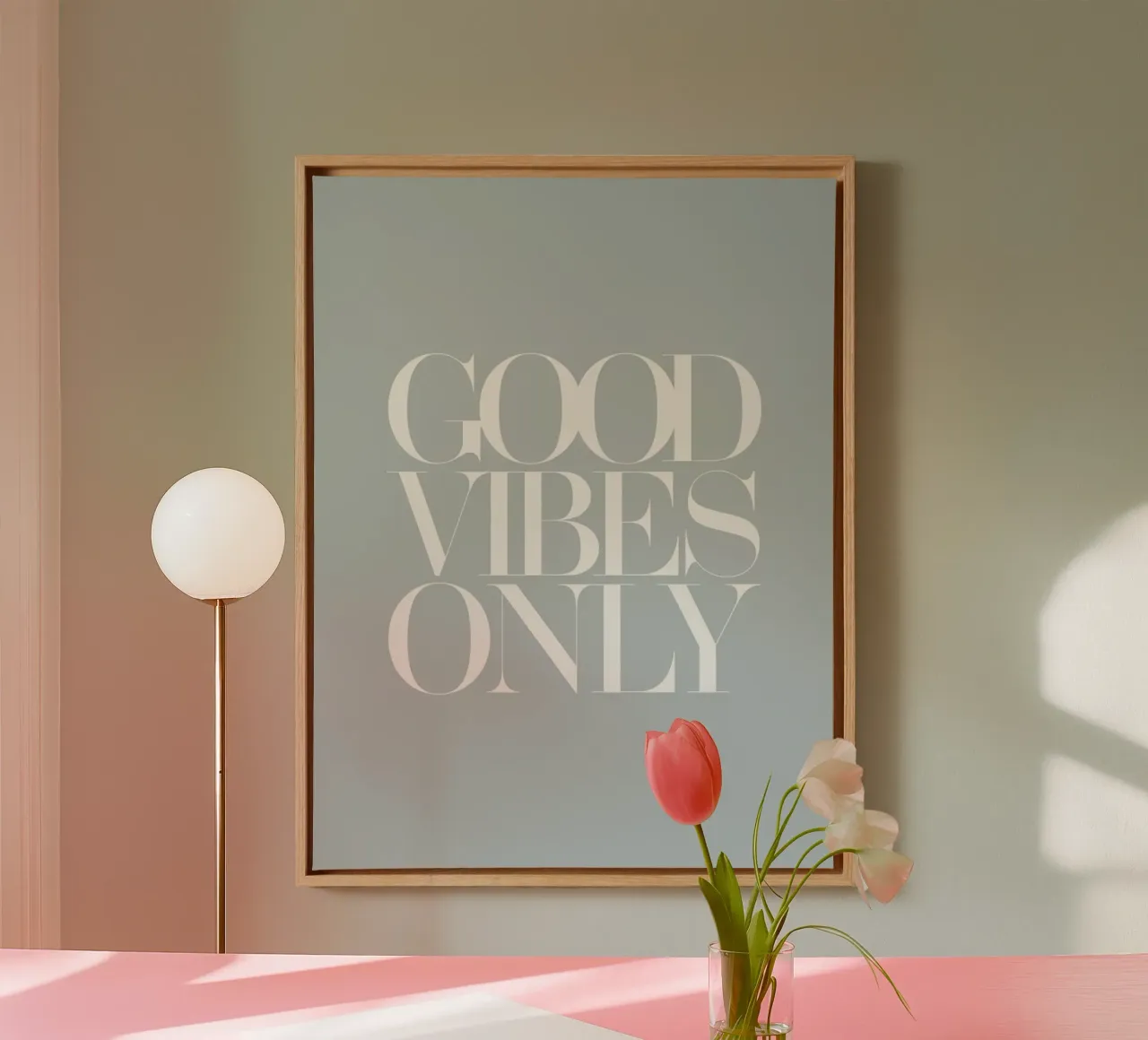 Good Vibes Only canvas by logic