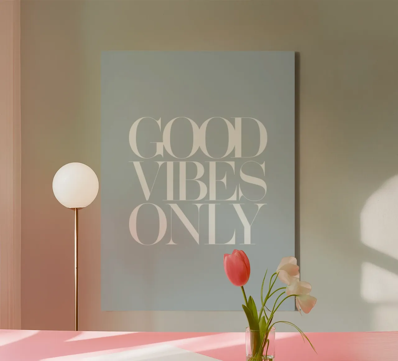 Good Vibes Only canvas by logic