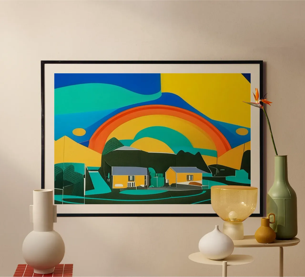 Arcobaleno_1 carta hahnemühle da Abstract Art by LK