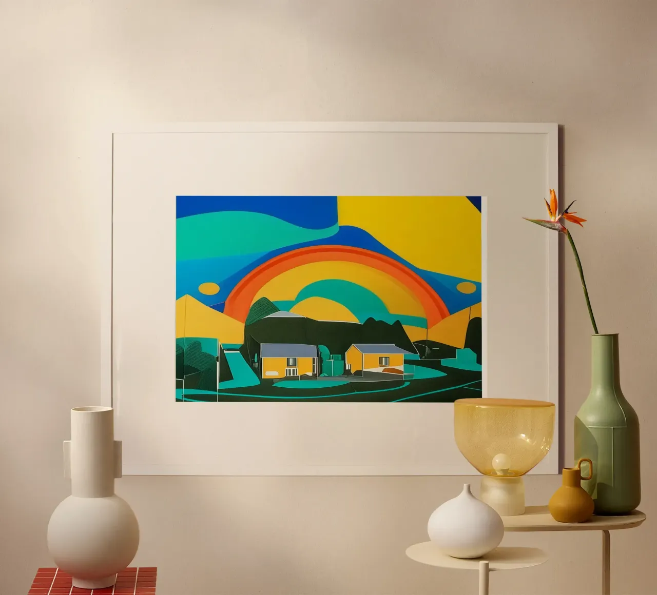 Arcobaleno_1 carta hahnemühle da Abstract Art by LK