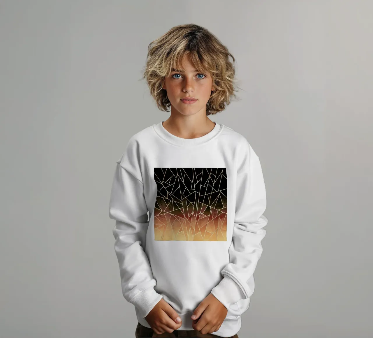 Shattered Ombre felpa bambino da Elisabeth Fredriksson