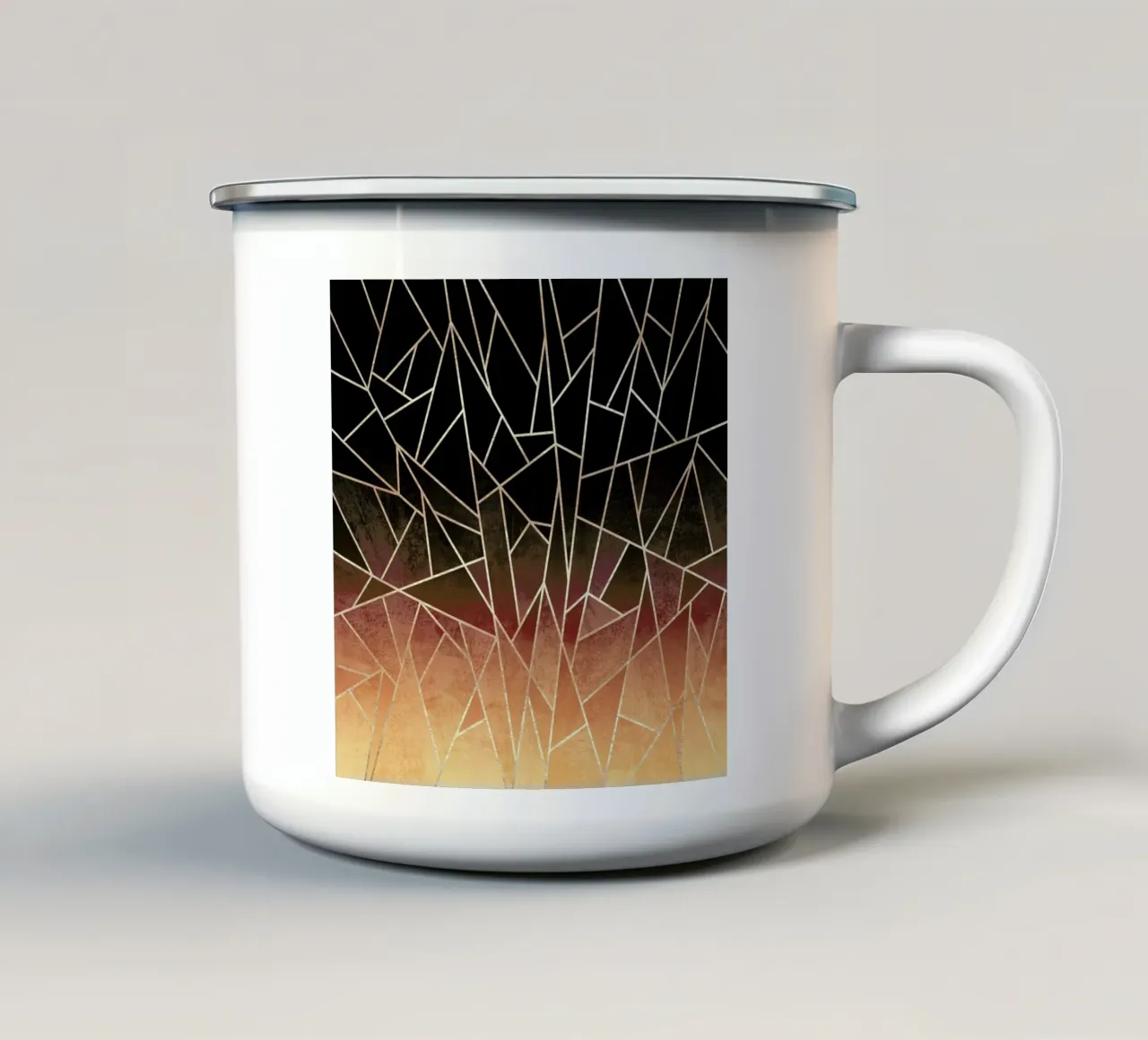 Shattered Ombre tazza in smalto da Elisabeth Fredriksson