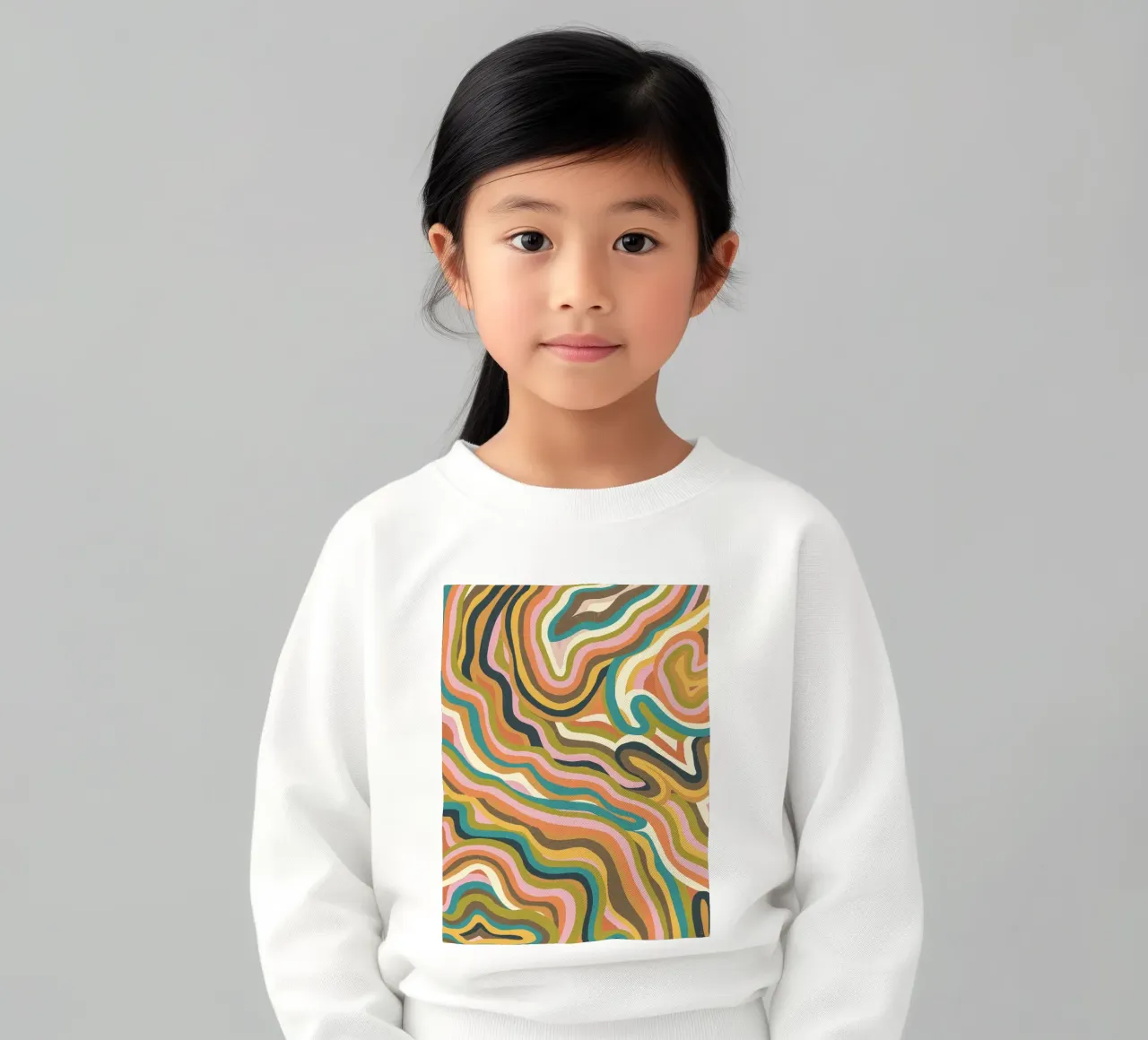 Marble swirls felpa bambino da GigiRosado
