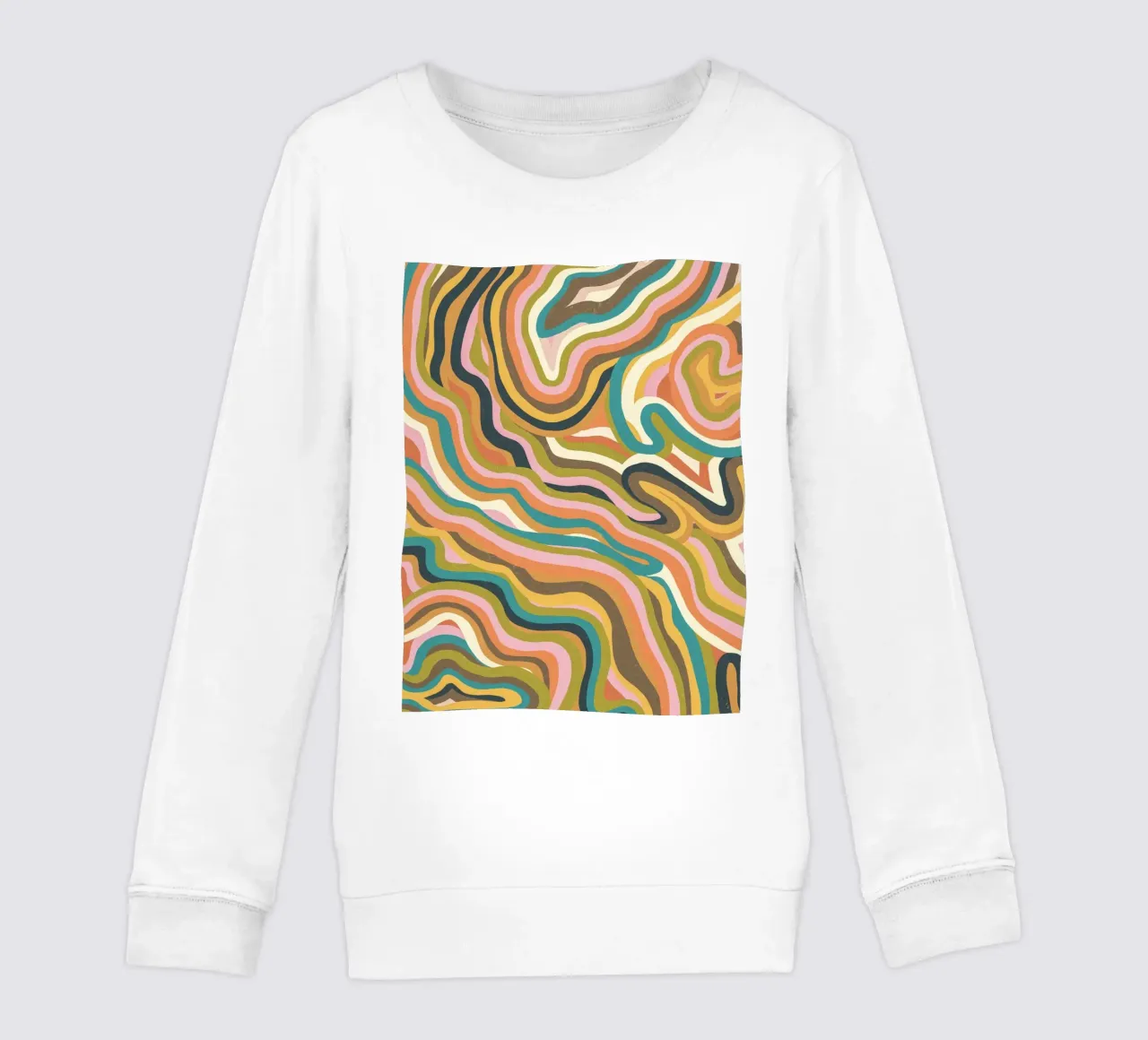 Marble swirls felpa bambino da GigiRosado