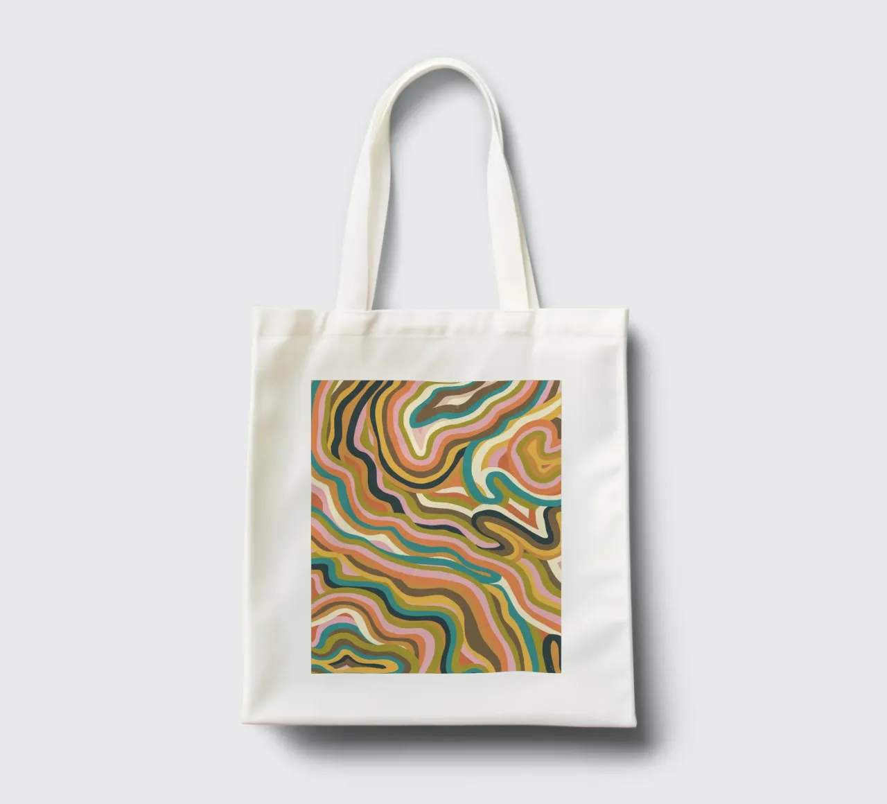 Marble swirls borsa in juta da GigiRosado