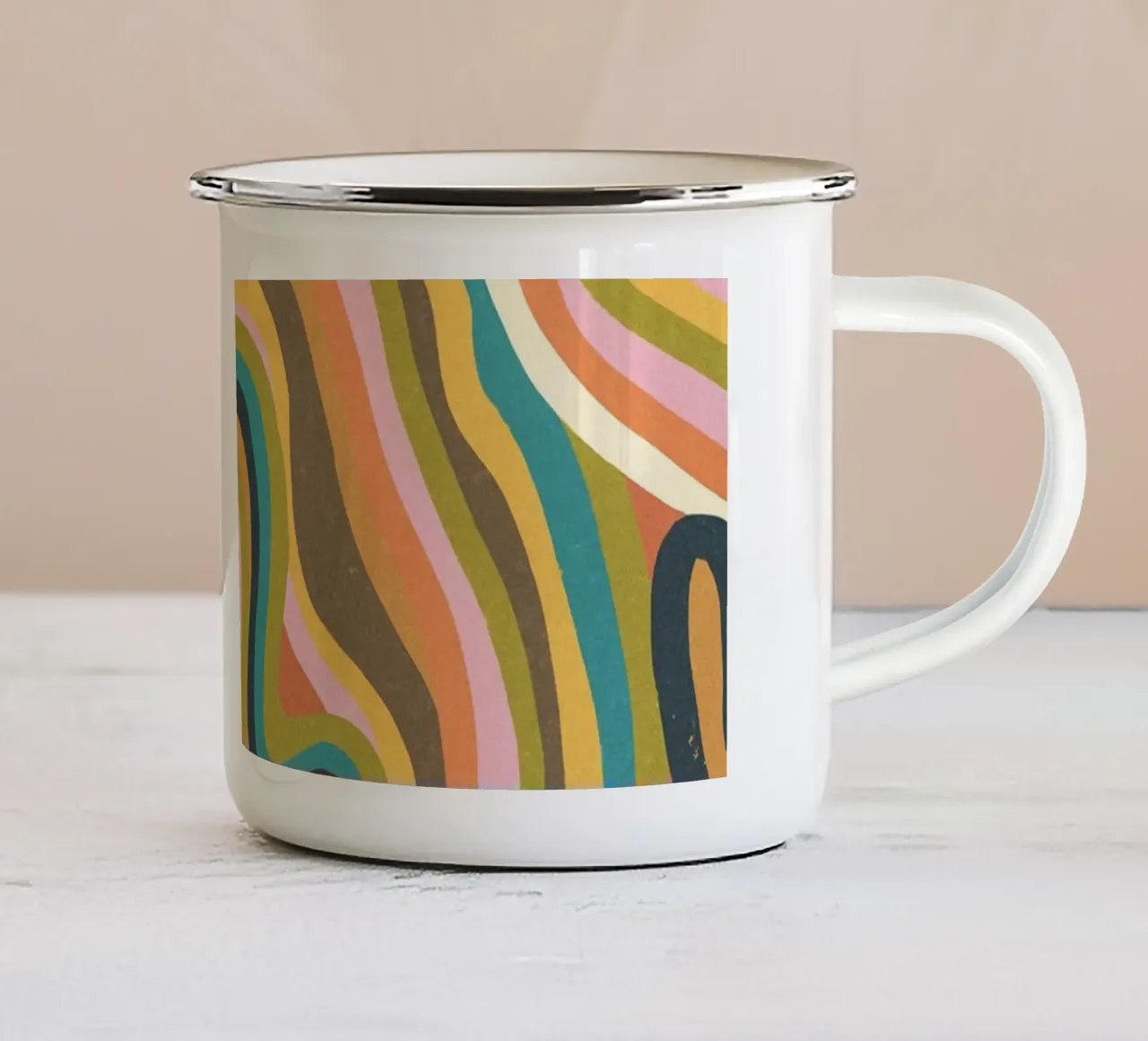 Marble swirls tazza in smalto da GigiRosado