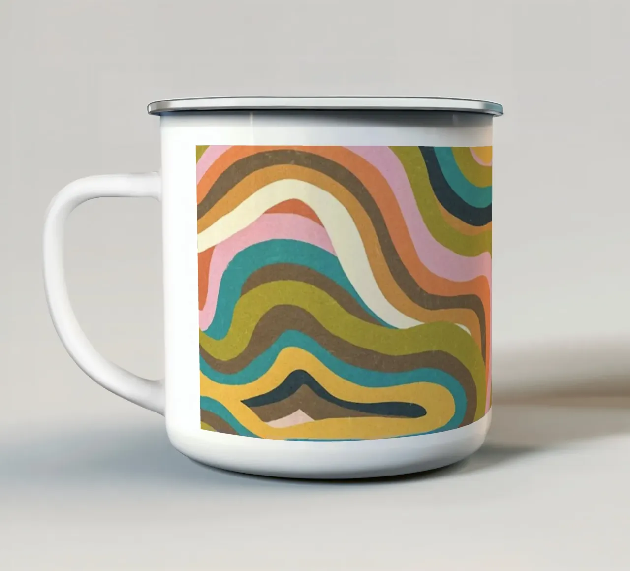 Marble swirls tazza in smalto da GigiRosado
