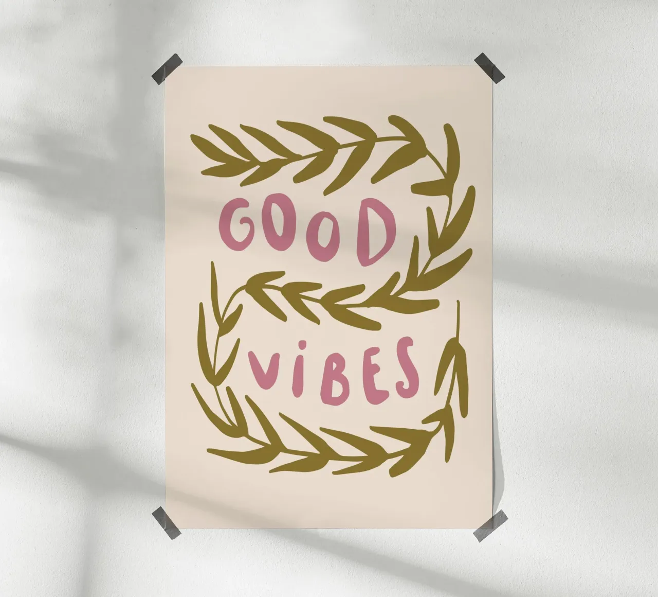 Good Vibes carta hahnemühle da KRUTH DESIGN