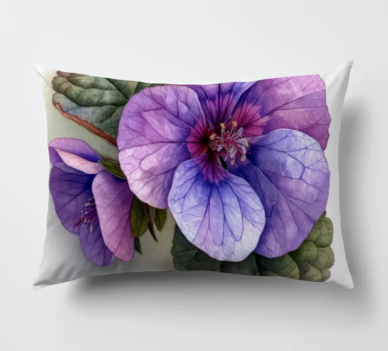 Fiore di Lamium 3 cuscino da Bold Blooms