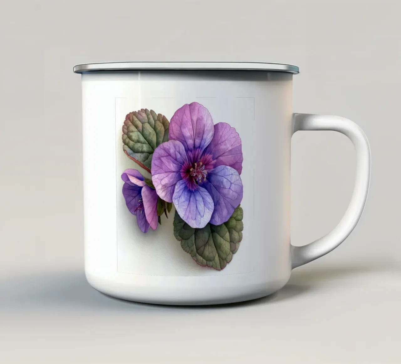 Fiore di Lamium 3 tazza in smalto da Bold Blooms