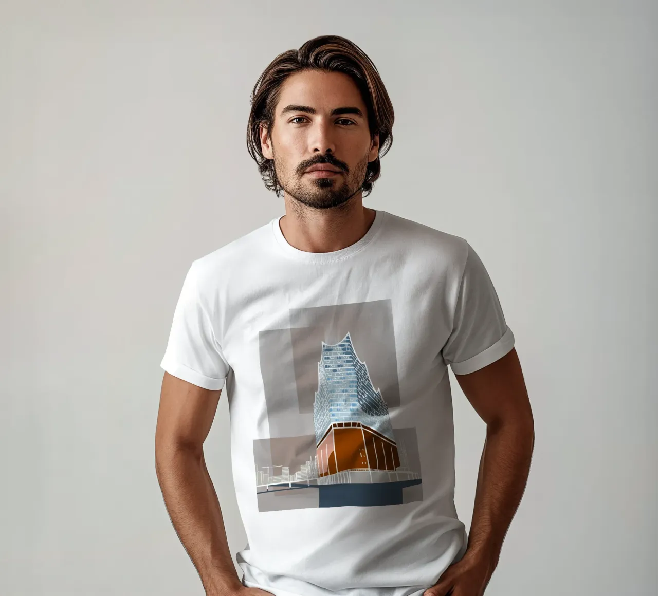 Hamburg Elbphilharmonie - Elphi, Elbe, Hafen, Hafencity t-shirt da fernvej