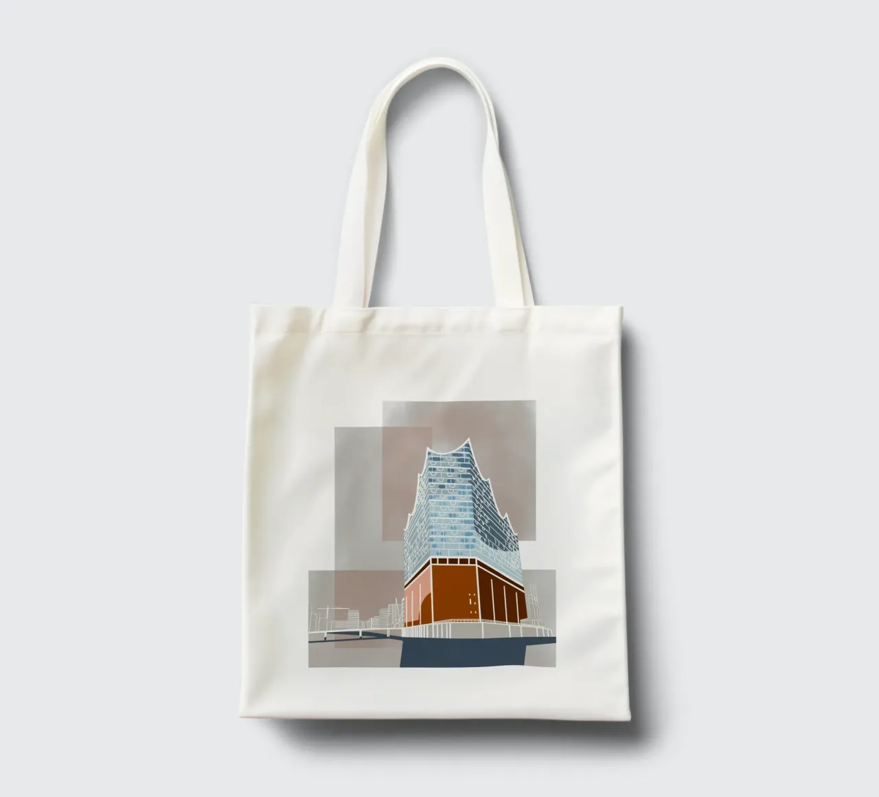 Hamburg Elbphilharmonie - Elphi, Elbe, Hafen, Hafencity borsa in juta da fernvej