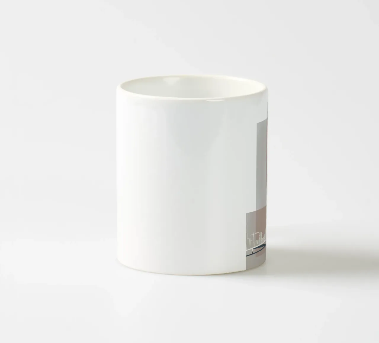 Hamburg Elbphilharmonie - Elphi, Elbe, Hafen, Hafencity tazza in ceramica da fernvej