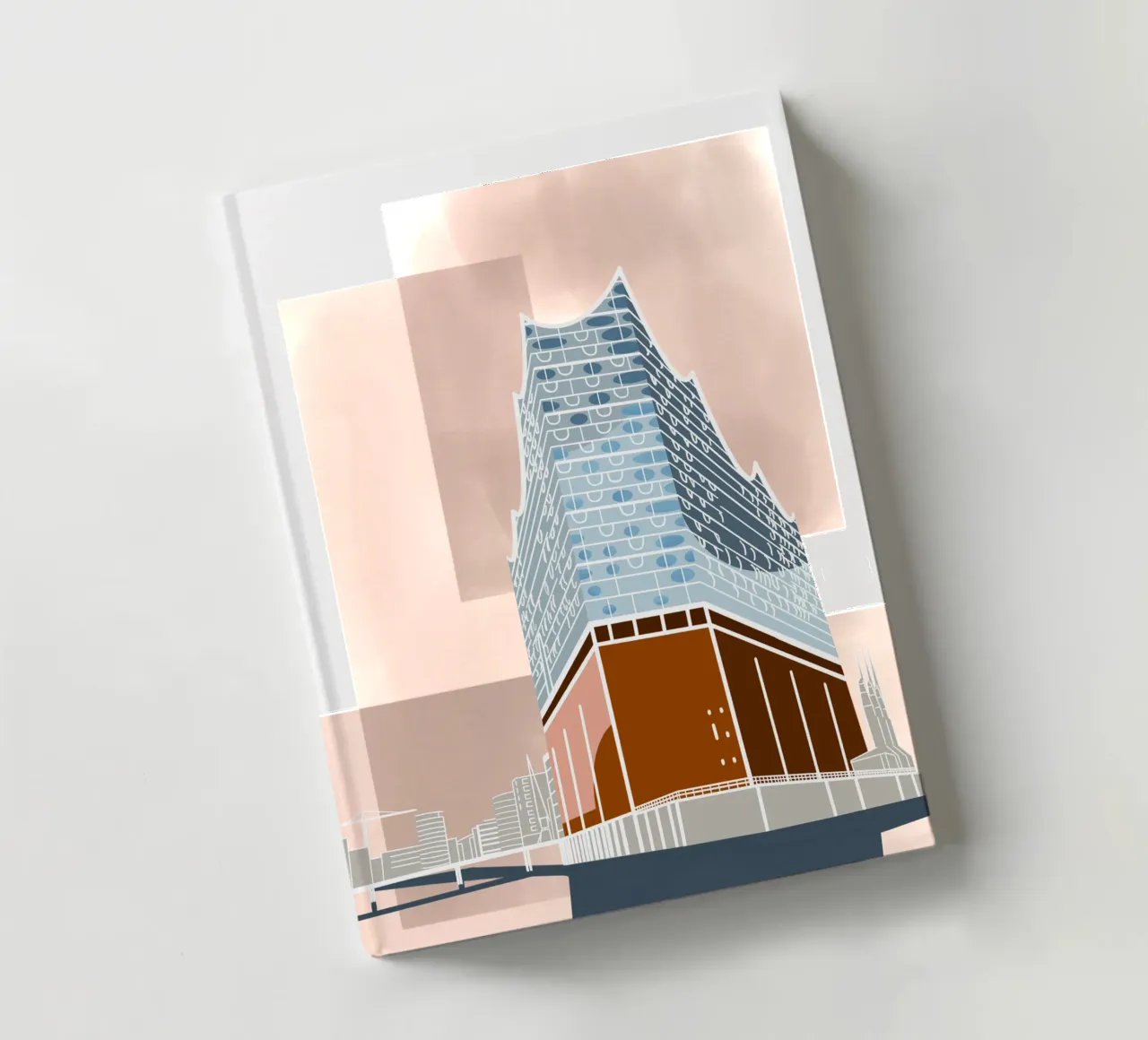 Hamburg Elbphilharmonie - Elphi, Elbe, Hafen, Hafencity notebook by fernvej