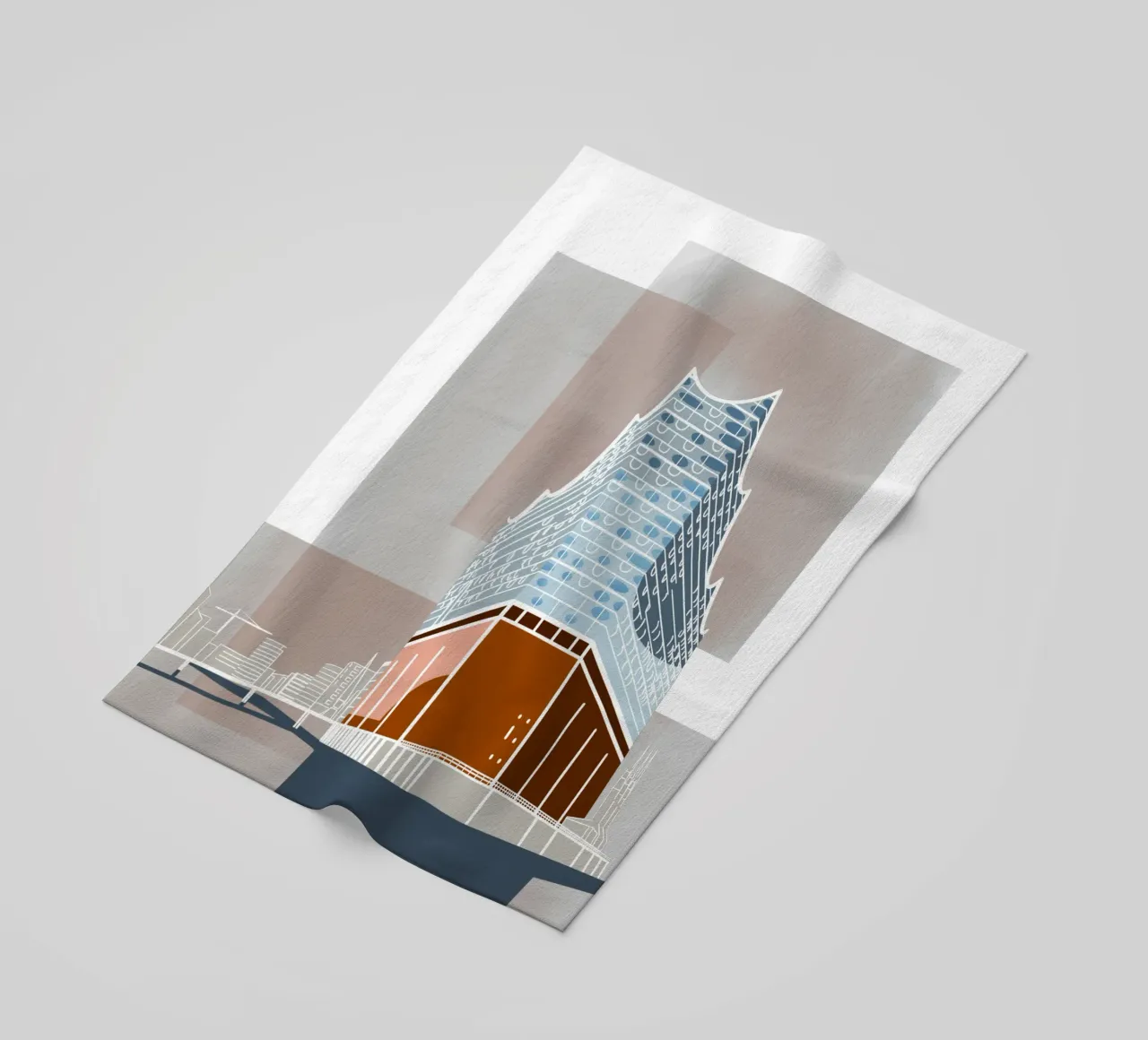 Hamburg Elbphilharmonie - Elphi, Elbe, Hafen, Hafencity telo mare da fernvej