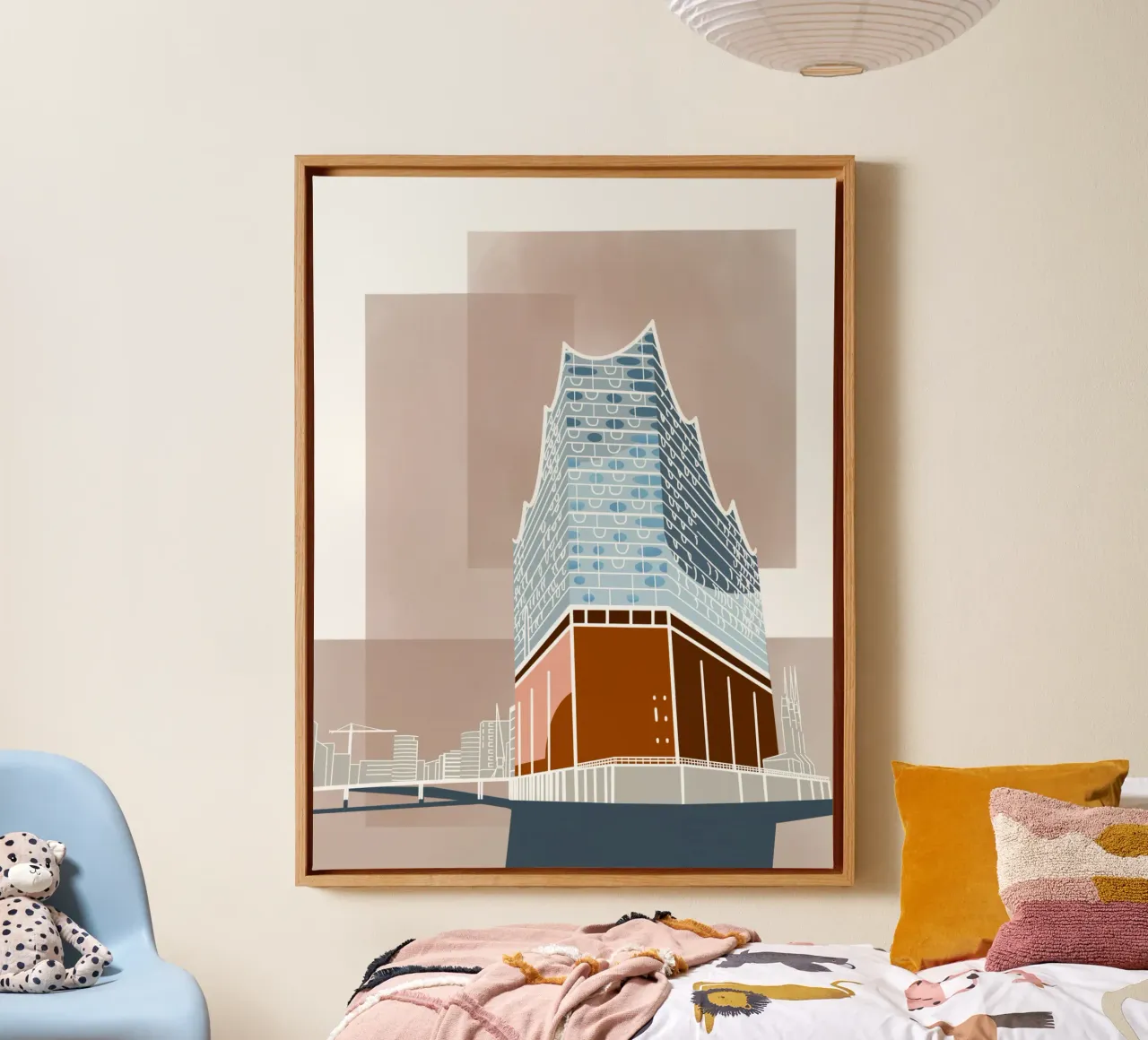 Hamburg Elbphilharmonie - Elphi, Elbe, Hafen, Hafencity tela da fernvej