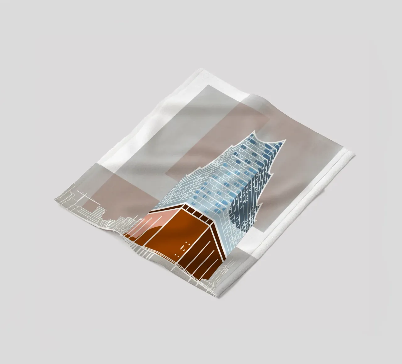 Hamburg Elbphilharmonie - Elphi, Elbe, Hafen, Hafencity coperta in pile da fernvej