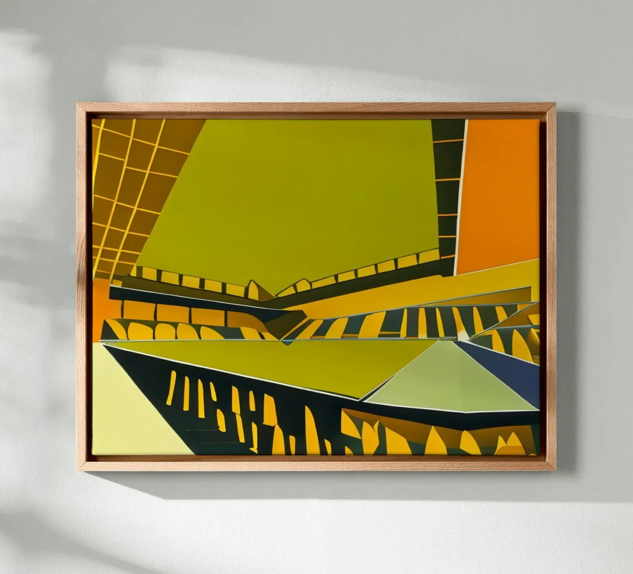 Sightseeing_Excursion_Stadium_Dortmund_4 canvas by Abstract Art by LK