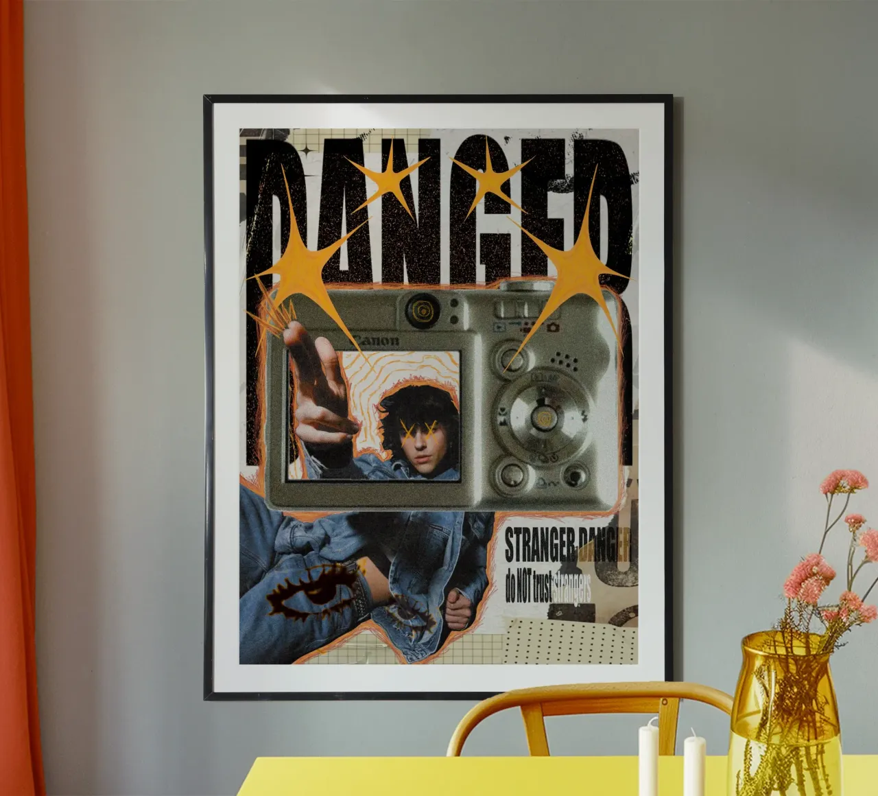 Danger poster da Laratatouille Design