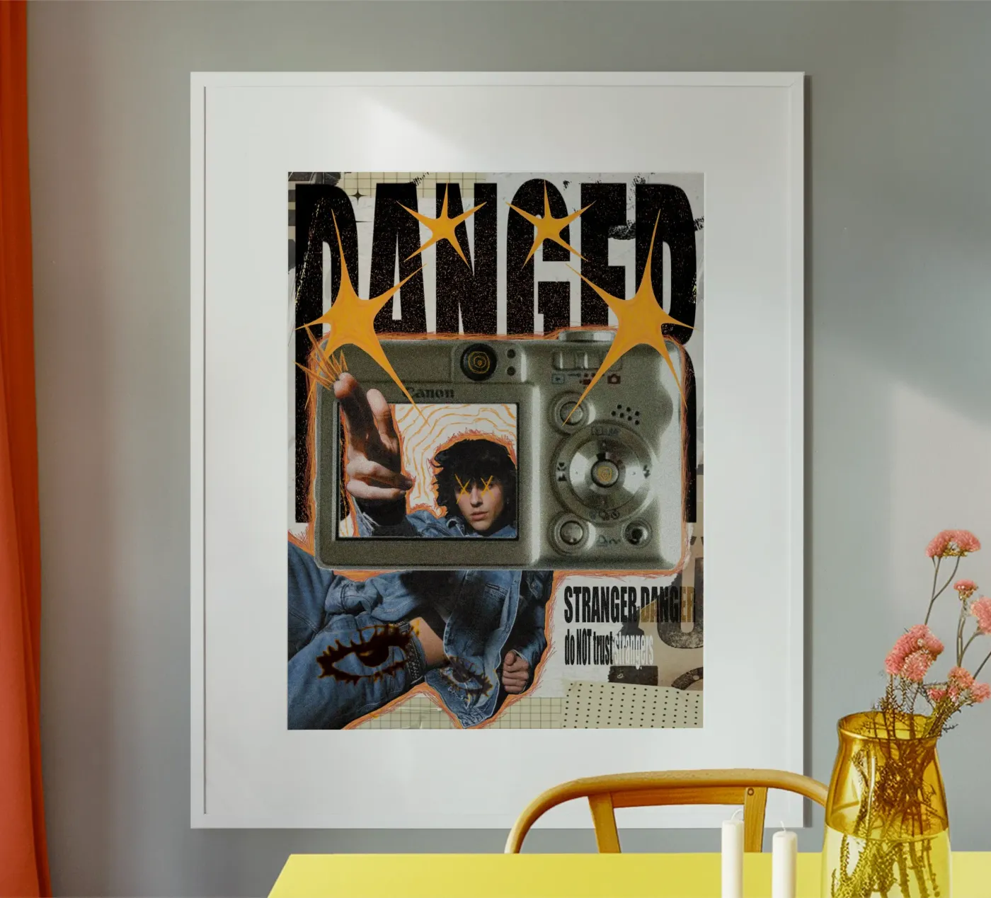 Danger poster by Laratatouille Design