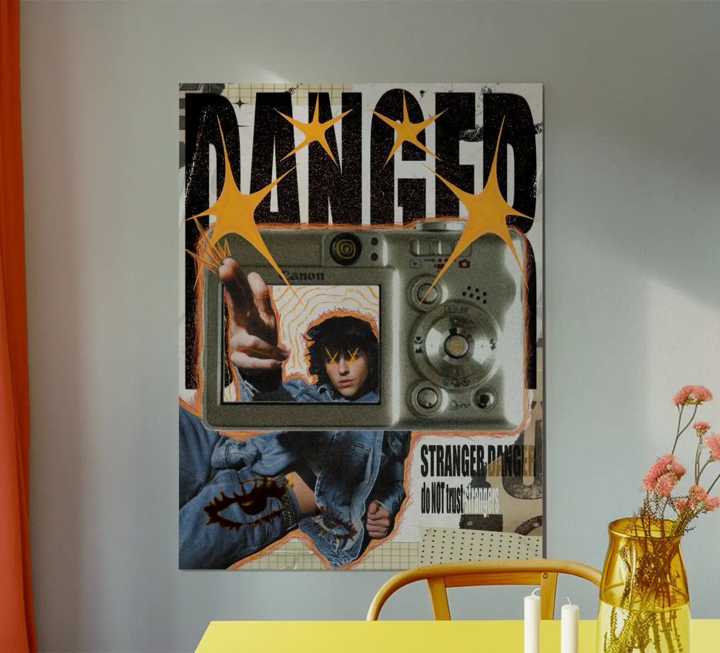 Danger poster by Laratatouille Design