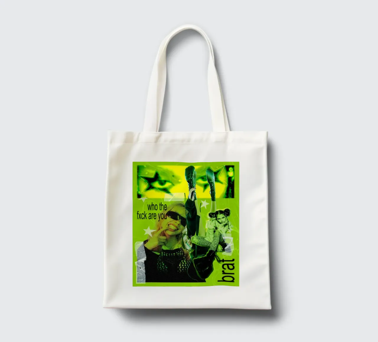 Brat - Charlie XCX borsa in juta da Laratatouille Design