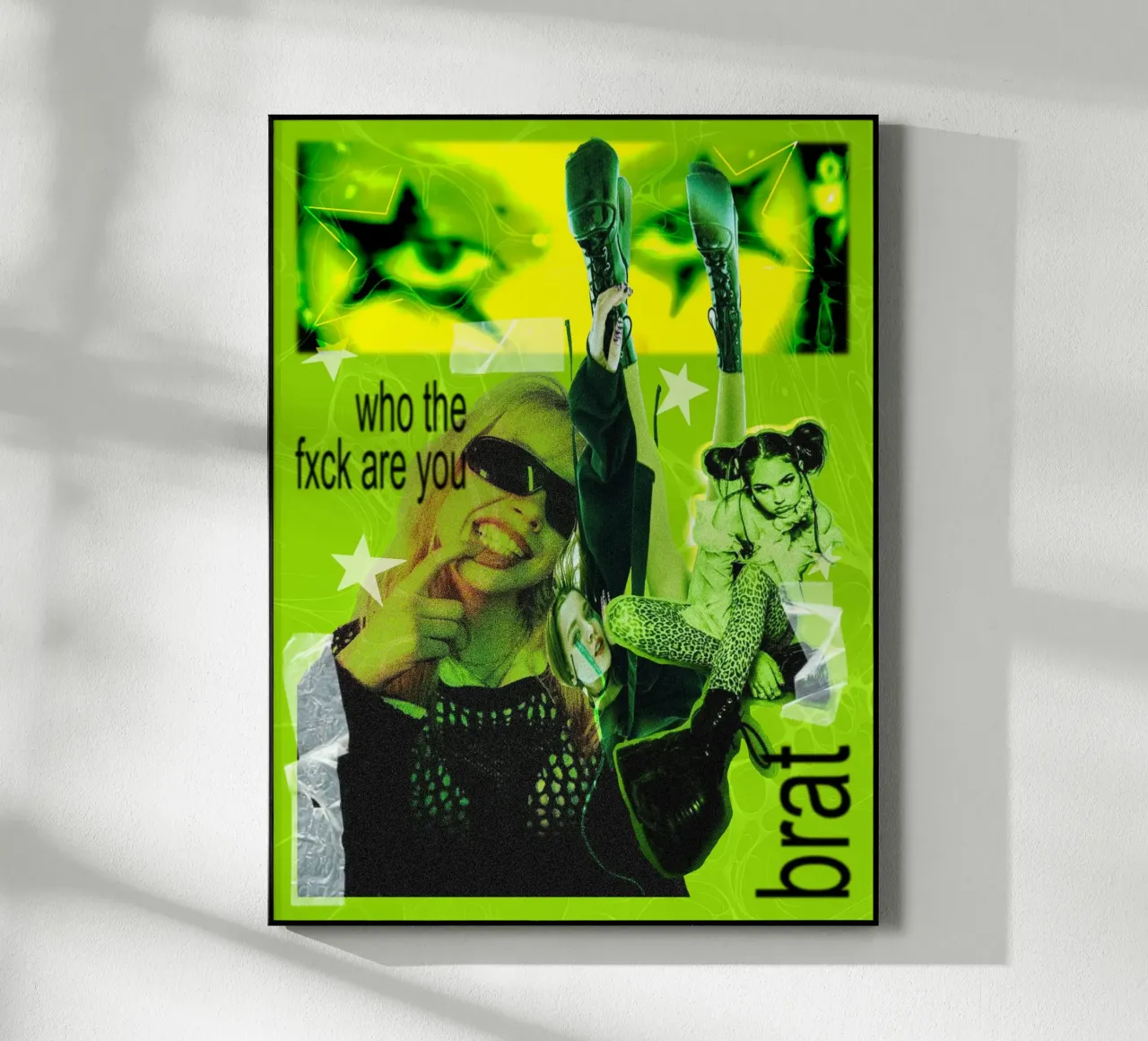 Brat - Charlie XCX plexiglass da Laratatouille Design
