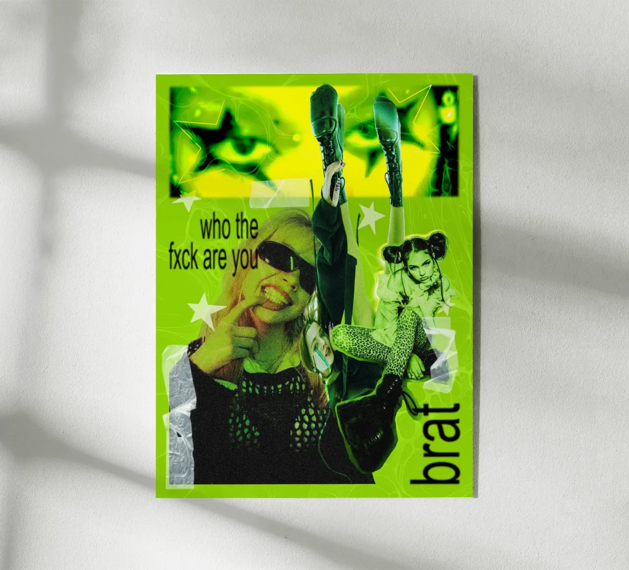 Brat - Charlie XCX plexiglass da Laratatouille Design